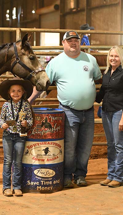 owner and horse Pee Wee Class Awards